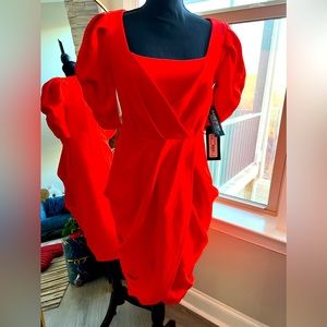 Gabriel Union  NYandC orange wrap dress. Size S with belt
